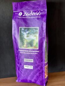 Zentvelds Byron Blend. 100% Australian coffee. 500g-1kg.