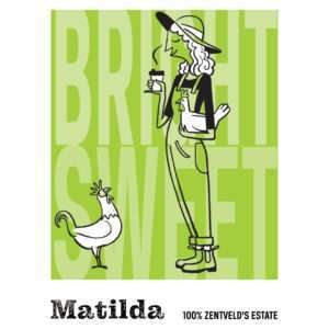 Low Caffeine Coffee - a coffee label for Matilda Roast by Zentveld's Coffee