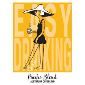 Australian Coffee Cafe Blend - a coffee label for Pacific blend