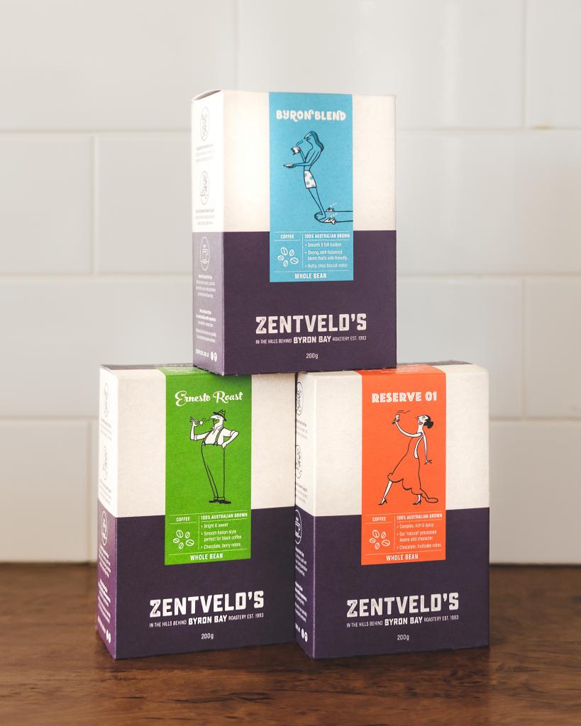 New packaging for Australian grown coffee provides a timely boost for retailers Z200g WB group4x5 2287 1 819x1024 - New packaging for Australian grown coffee provides a timely boost for retailers