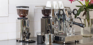Rubino espresso machine & Grinder set up ; EDM